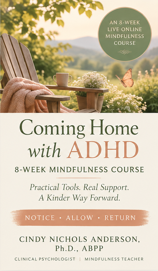 Coming Home with ADHD mindfulness course